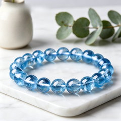 ♊ Gemini Aquamarine Bracelet | Communication & Clarity