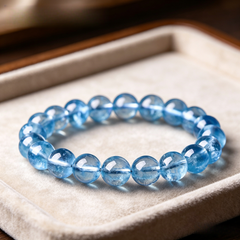 ♊ Gemini Aquamarine Bracelet | Communication & Clarity