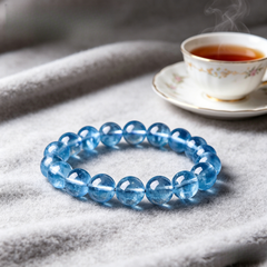♊ Gemini Aquamarine Bracelet | Communication & Clarity
