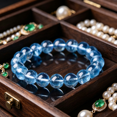 ♊ Gemini Aquamarine Bracelet | Communication & Clarity