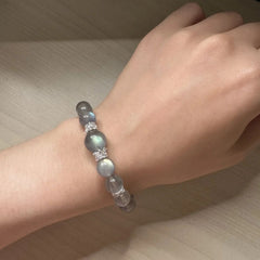 ♋ Cancer Moonstone Bracelet | Emotional Healing & Calm