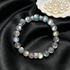 ♋ Cancer Moonstone Bracelet | Emotional Healing & Calm