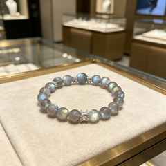 ♋ Cancer Moonstone Bracelet | Emotional Healing & Calm