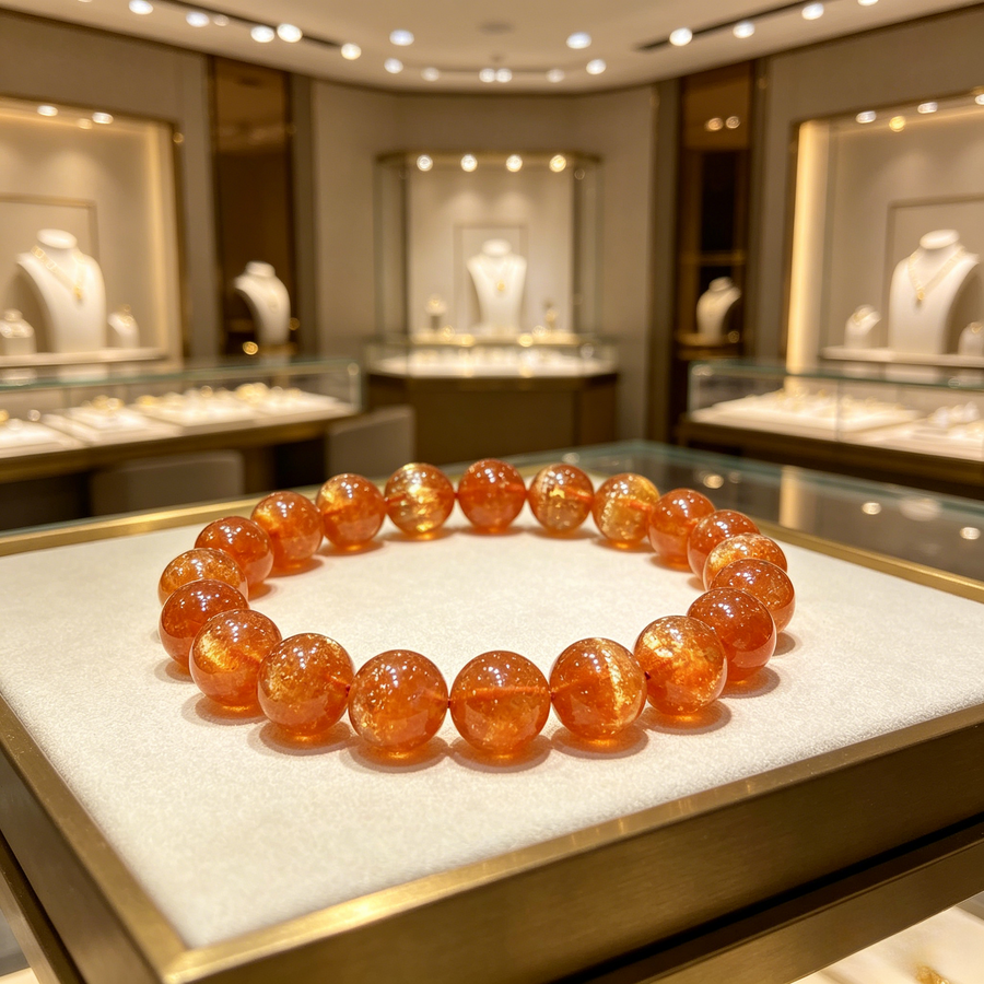 ♌ Leo Sunstone Bracelet | Confidence & Charisma