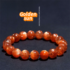♌ Leo Sunstone Bracelet | Confidence & Charisma
