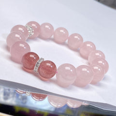 ♎ Libra Rose Quartz Bracelet | Love & Harmony