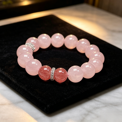 ♎ Libra Rose Quartz Bracelet | Love & Harmony