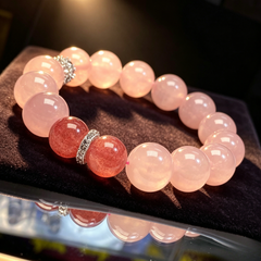 ♎ Libra Rose Quartz Bracelet | Love & Harmony