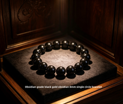 ♏Scorpio Black Obsidian Bracelet | Protection & Grounding