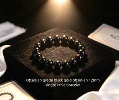 ♏Scorpio Black Obsidian Bracelet | Protection & Grounding