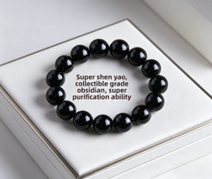 ♏Scorpio Black Obsidian Bracelet | Protection & Grounding