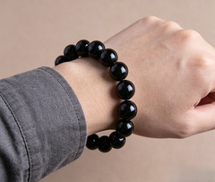 ♏Scorpio Black Obsidian Bracelet | Protection & Grounding