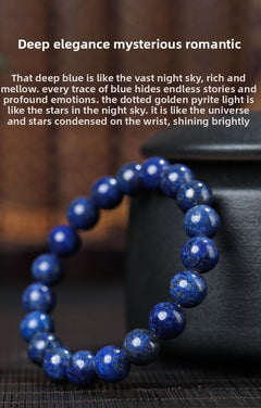 ♐ Sagittarius Lapis Lazuli Bracelet | Wisdom & Growth