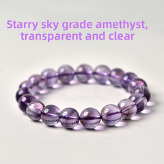 ♒ Aquarius Amethyst Bracelet | Intuition & Creativity