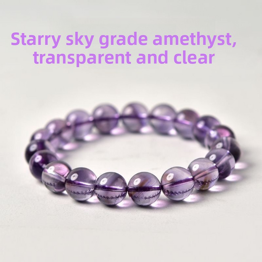 ♒ Aquarius Amethyst Bracelet | Intuition & Creativity