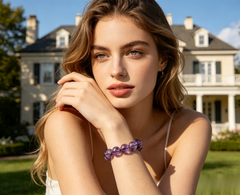 ♒ Aquarius Amethyst Bracelet | Intuition & Creativity