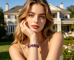 ♒ Aquarius Amethyst Bracelet | Intuition & Creativity