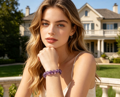 ♒ Aquarius Amethyst Bracelet | Intuition & Creativity