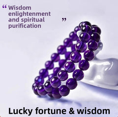 ♒ Aquarius Amethyst Bracelet | Intuition & Creativity