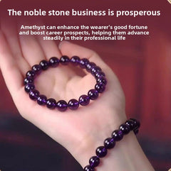 ♒ Aquarius Amethyst Bracelet | Intuition & Creativity