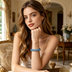 ♊ Gemini Aquamarine Bracelet | Communication & Clarity