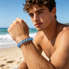 ♊ Gemini Aquamarine Bracelet | Communication & Clarity