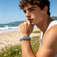 ♊ Gemini Aquamarine Bracelet | Communication & Clarity
