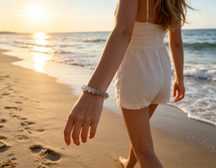 ♋ Cancer Moonstone Bracelet | Emotional Healing & Calm
