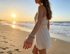 ♋ Cancer Moonstone Bracelet | Emotional Healing & Calm