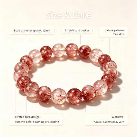 Creativity Rainbow Hematoid Quartz Bracelet - main product image