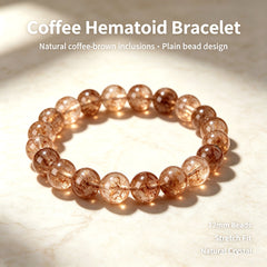 Creativity Rainbow Hematoid Quartz Bracelet - product detail 4