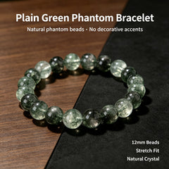 Wealth & Abundance Green Phantom Quartz Bracelet - product detail 4