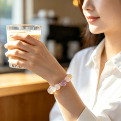 Gentle Connection Mixed Crystal Bracelet - lifestyle view 2