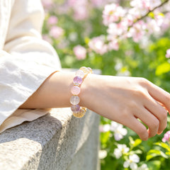Gentle Connection Mixed Crystal Bracelet - lifestyle view 4