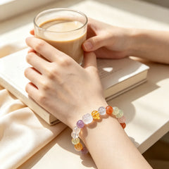Multi-Crystal Pixiu Bracelet - lifestyle view 1