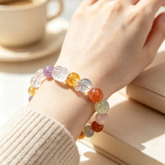 Multi-Crystal Pixiu Bracelet - lifestyle view 4