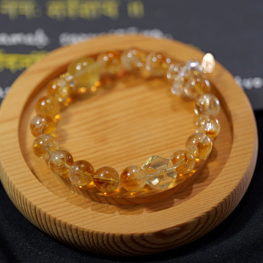 Citrine & Clear Quartz Bracelet - main product view