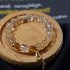 Citrine Fortune Gourd Bracelet - main product view