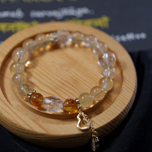 Citrine Fortune Gourd Bracelet - main product view