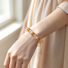 Citrine Fortune Gourd Bracelet - lifestyle view 2