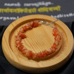 Sunstone Chip Bracelet with Adjustable Chain - main product view