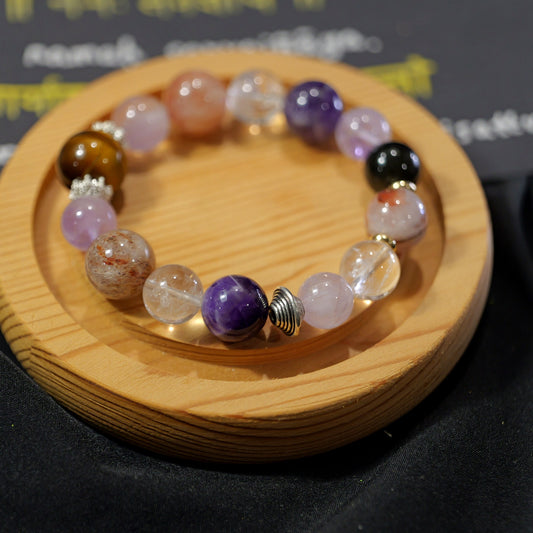 Career & Fortune Multi-Stone Crystal Bracelet - main product view