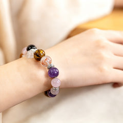Career & Fortune Multi-Stone Crystal Bracelet - lifestyle view 2