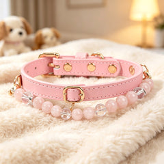 Pink Crystal Pet Collar - product detail 3