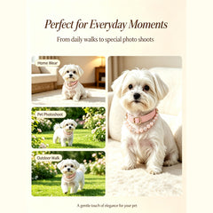 Pink Crystal Pet Collar - product detail 11