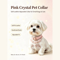 Pink Crystal Pet Collar - product detail 14