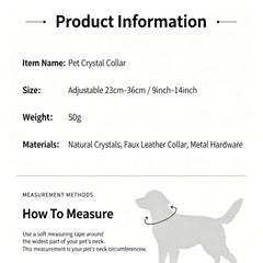 Citrine Prosperity Pet Collar - product detail 16