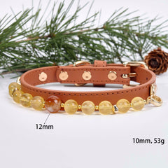 Citrine Prosperity Pet Collar - product detail 3