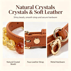 Citrine Prosperity Pet Collar - product detail 11