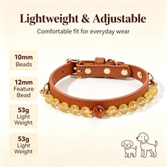 Citrine Prosperity Pet Collar - product detail 12